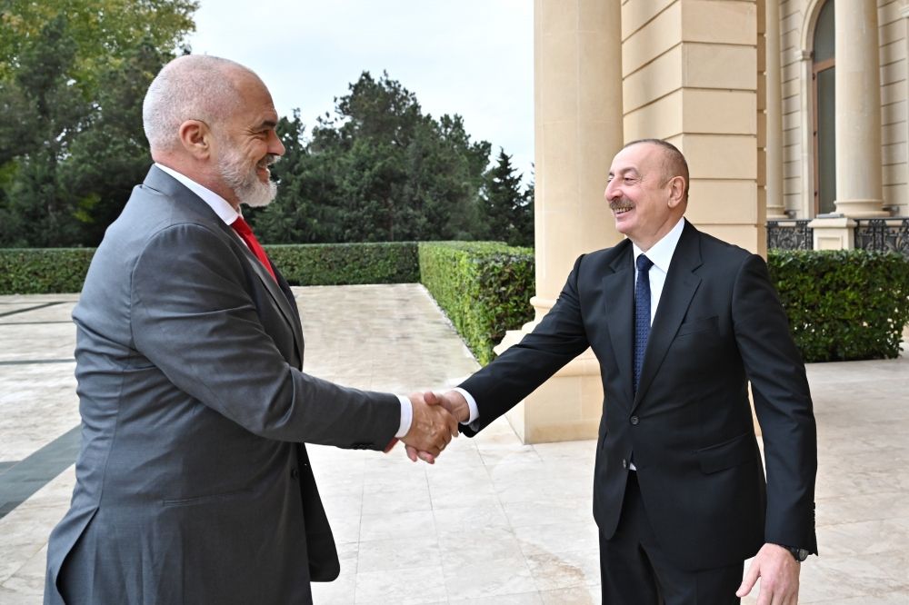 President Ilham Aliyev holds one-on-one meeting with Prime Minister of Albania Edi Rama [UPDATE] - Gallery Image