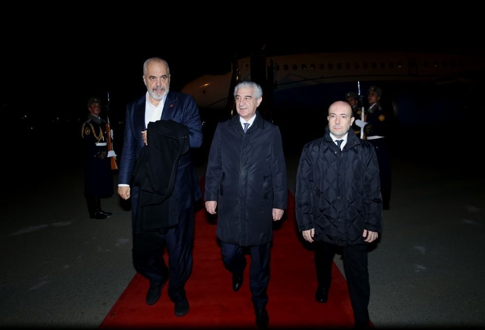 Albanian PM arrives in Azerbaijan for working visit [PHOTO] - Gallery Image