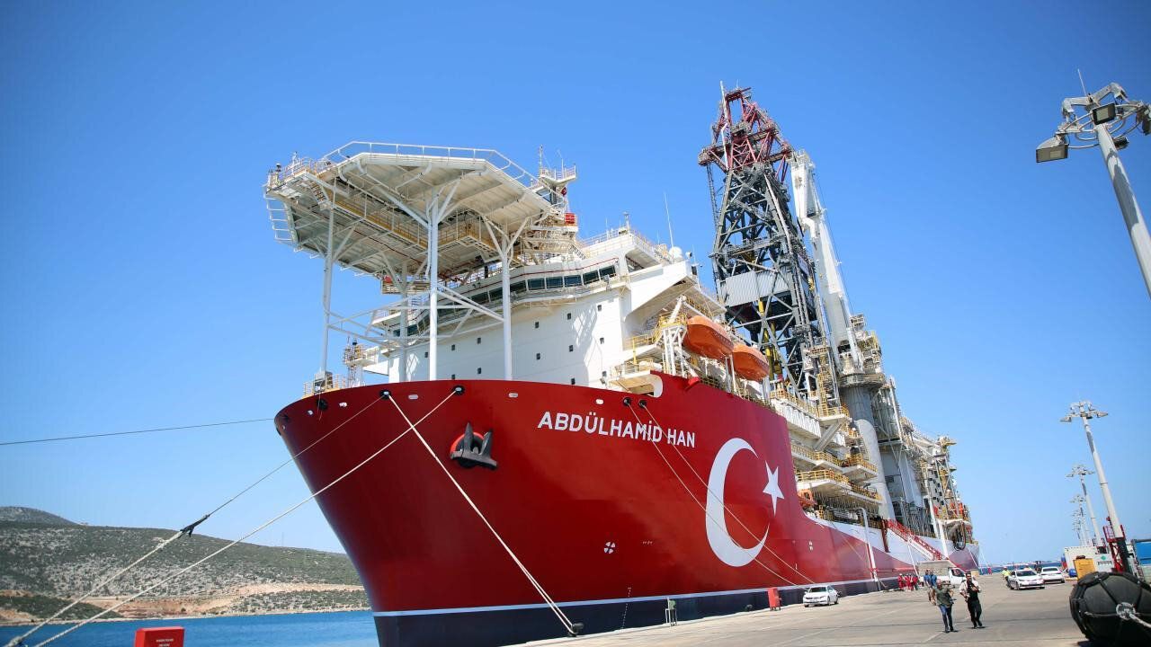 Turkiye's Abdulhamid Han starts drilling mission in Mediterranean Sea