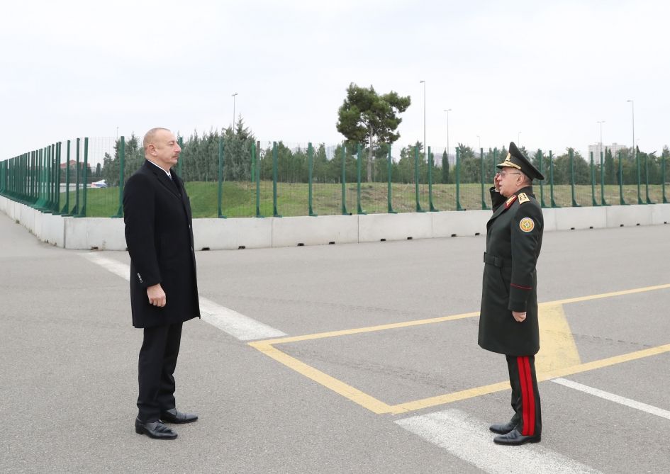 President Ilham Aliyev views newly purchased special purpose equipment and ambulances [UPDATE] - Gallery Image