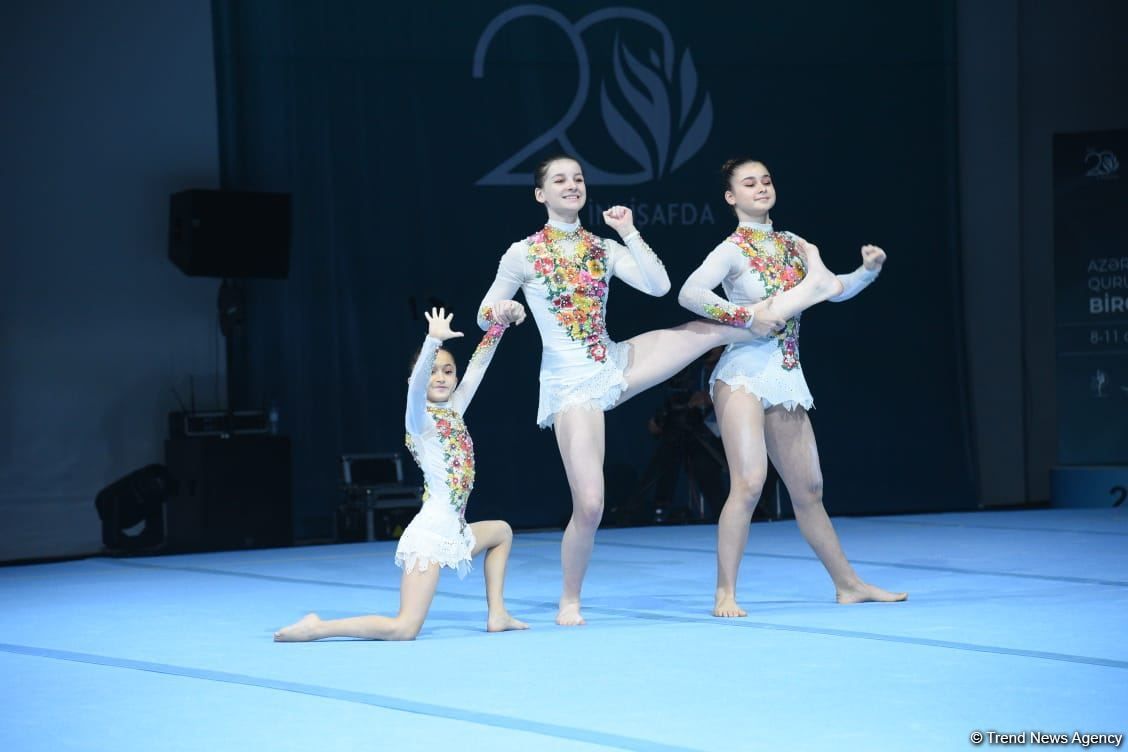 Joint Gymnastics Competitions underway in Shaki [PHOTO] - Gallery Image