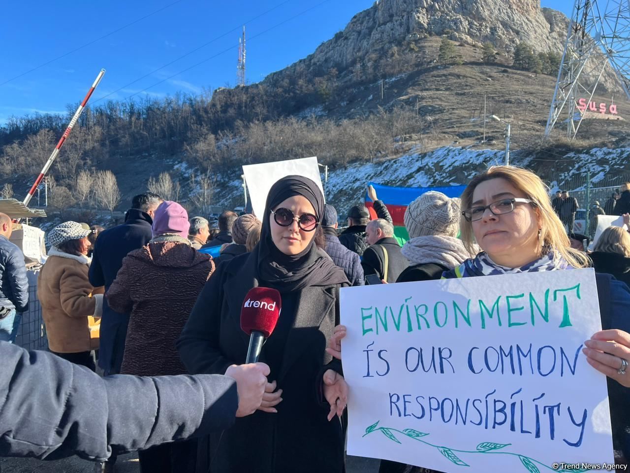 We must preserve country's natural resources - participant of protests near Shusha [PHOTO]