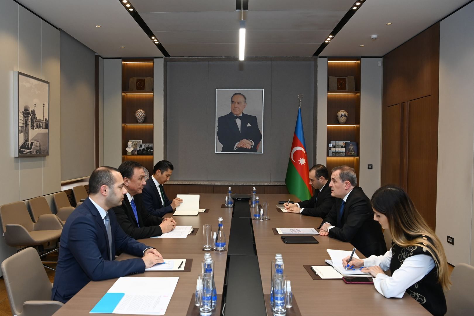 Azerbaijani foreign minister, pan-Turkic agency chief mull bolstering relations [PHOTO]