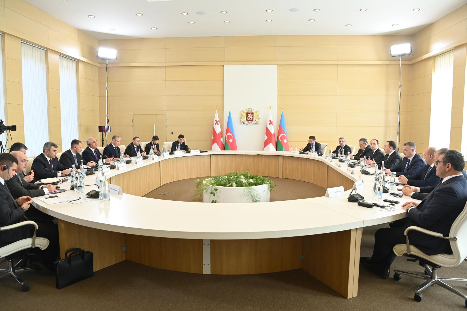 Azerbaijan, Georgia discuss current state & prospects of co-op in various sectors [PHOTO]