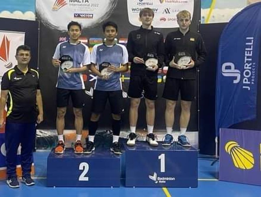 Azerbaijani badminton players claims medals [PHOTO]