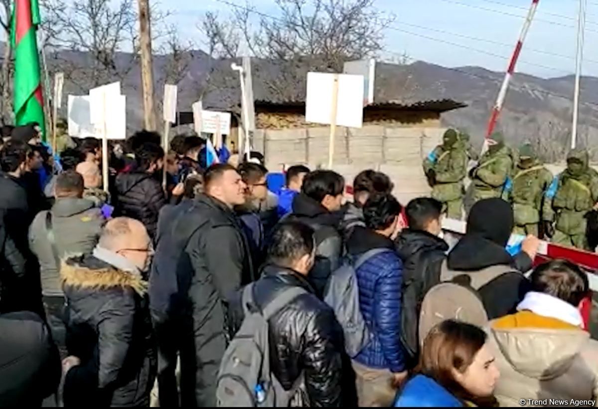 Pickets on Shusha-Khankandi road come up with new demands