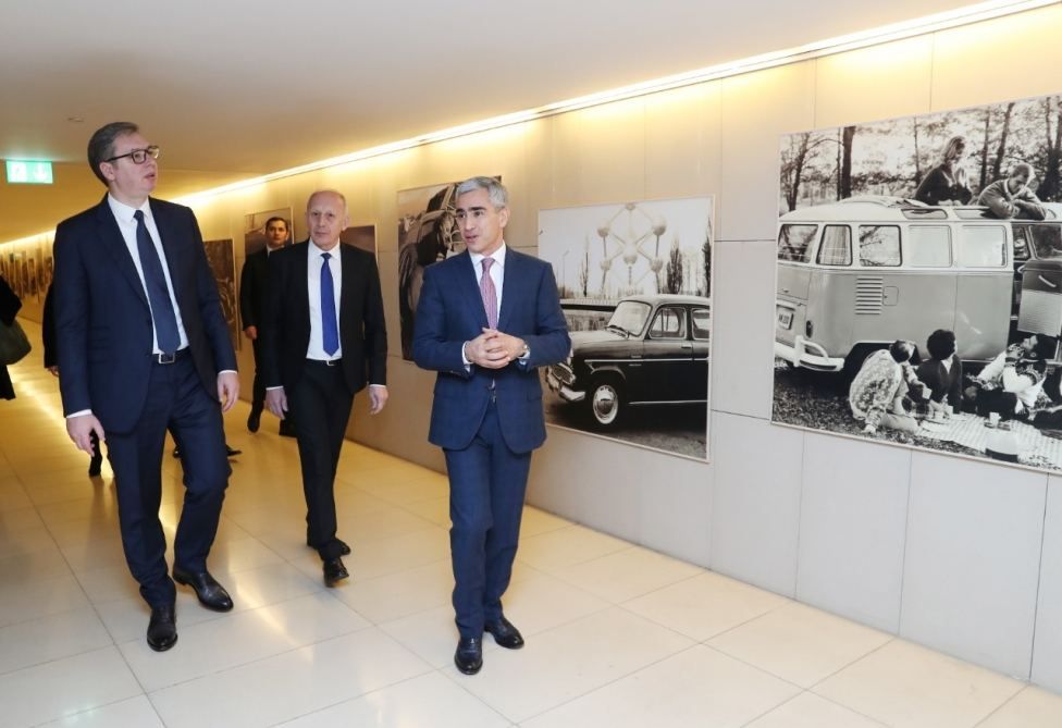 Serbian President Aleksandar Vucic visits Heydar Aliyev Center [PHOTO]