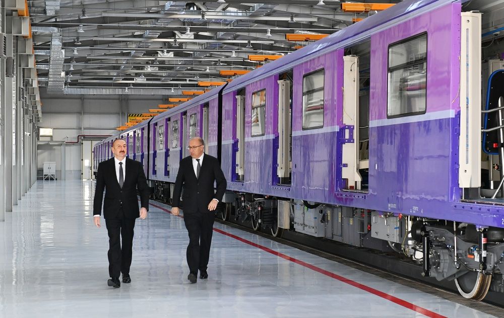 President Ilham Aliyev commissions Khojasan electric depot & Khojasan metro station [UPDATE] - Gallery Image