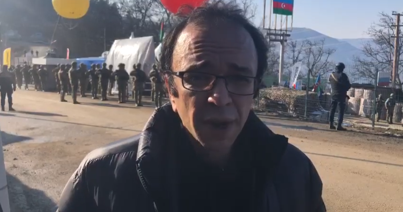 Protestors ready to welcome New Year on Shusha road - Azernews deputy editor-in-chief [VIDEO]