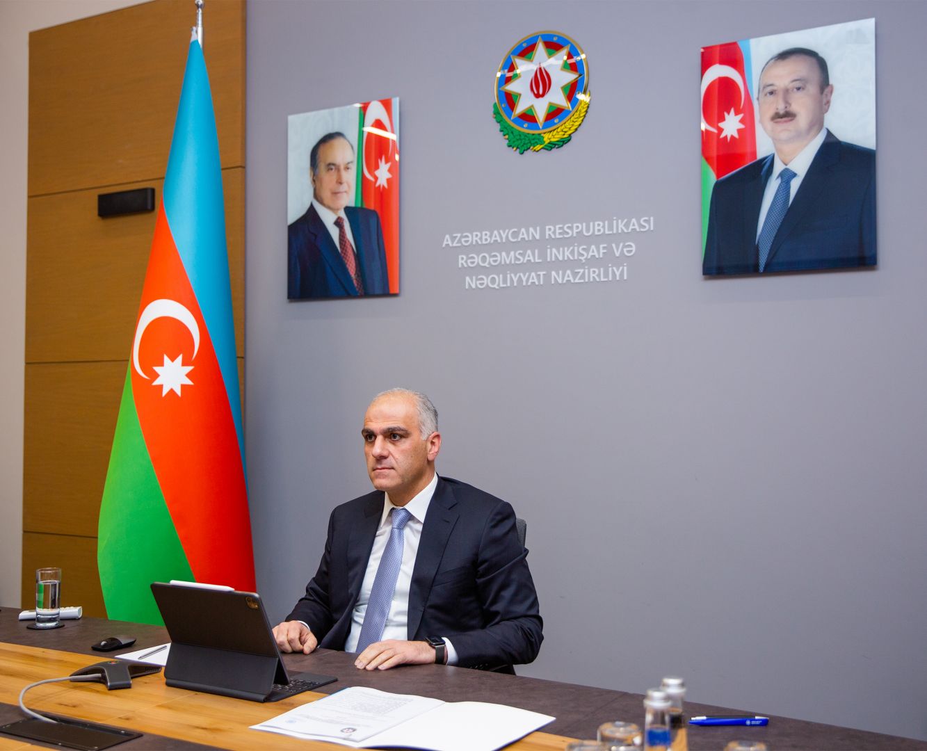 Azerbaijan hosts international conference on transport corridors [PHOTO]