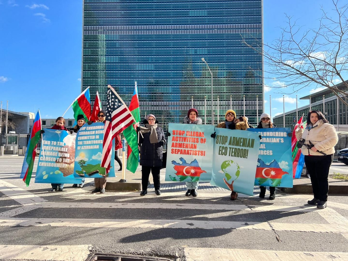 Azerbaijanis of New York demand UN to respond to Armenia's crimes [PHOTO]