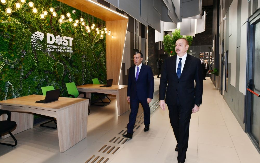 Azerbaijani president inaugurates DOST Center No 5 in Baku [UPDATE]