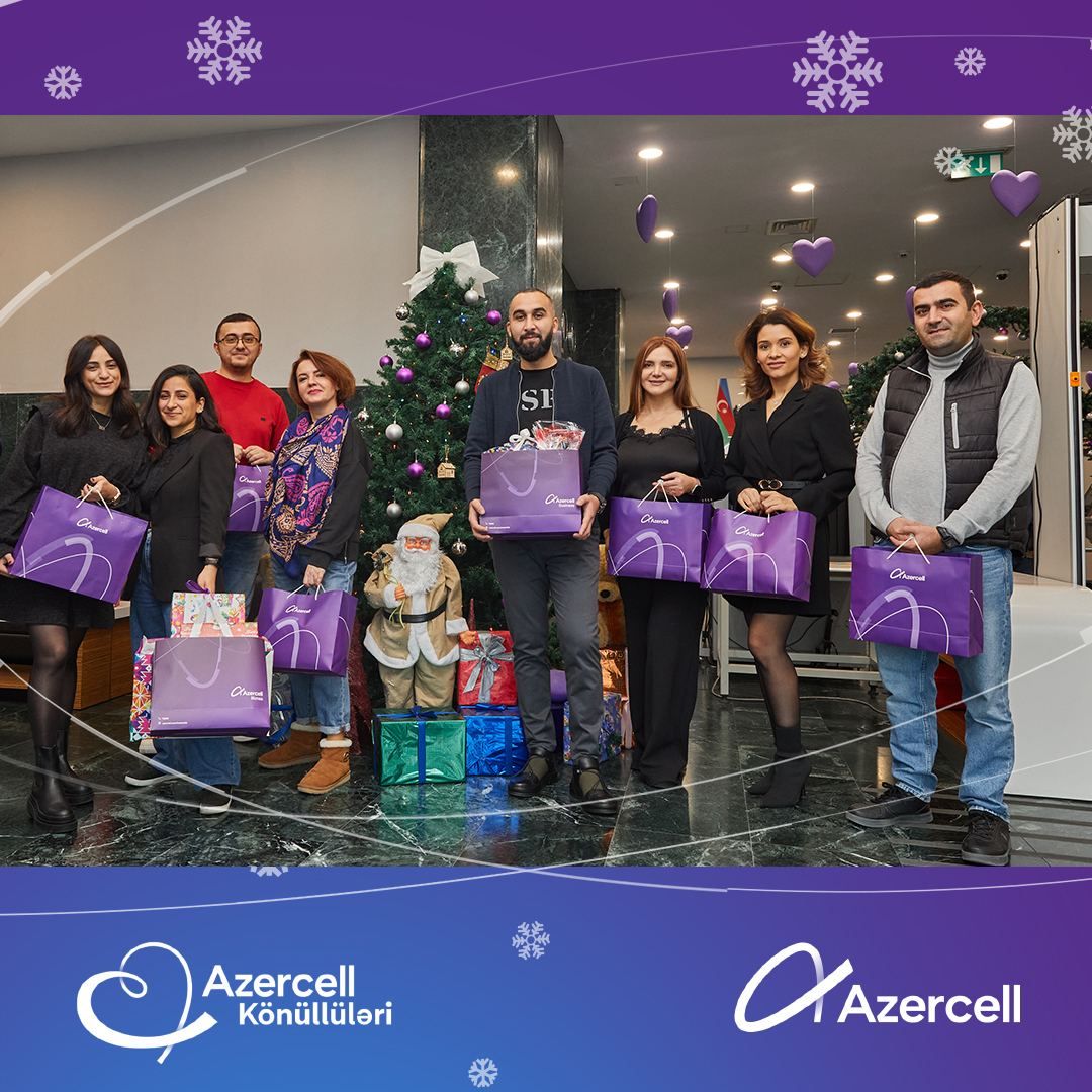 Let’s come together to make hearts feel happy! “Azercell Volunteers” bring joy of holiday to the children on New Year [PHOTO]