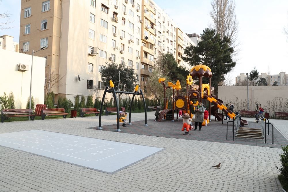 Leyla Aliyeva inaugurates another renovated courtyard [PHOTO] - Gallery Image