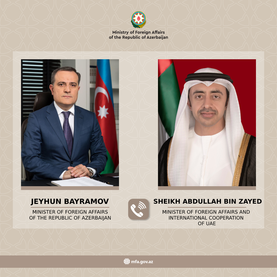 Azerbaijani, UAE foreign ministers mull relations on bilateral, int'l platforms