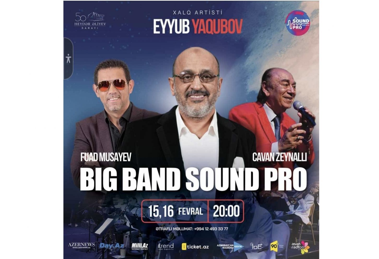 Eyyub Yagubov & Big Band Sound Pro to perform at Heydar Aliyev Palace [VIDEO]