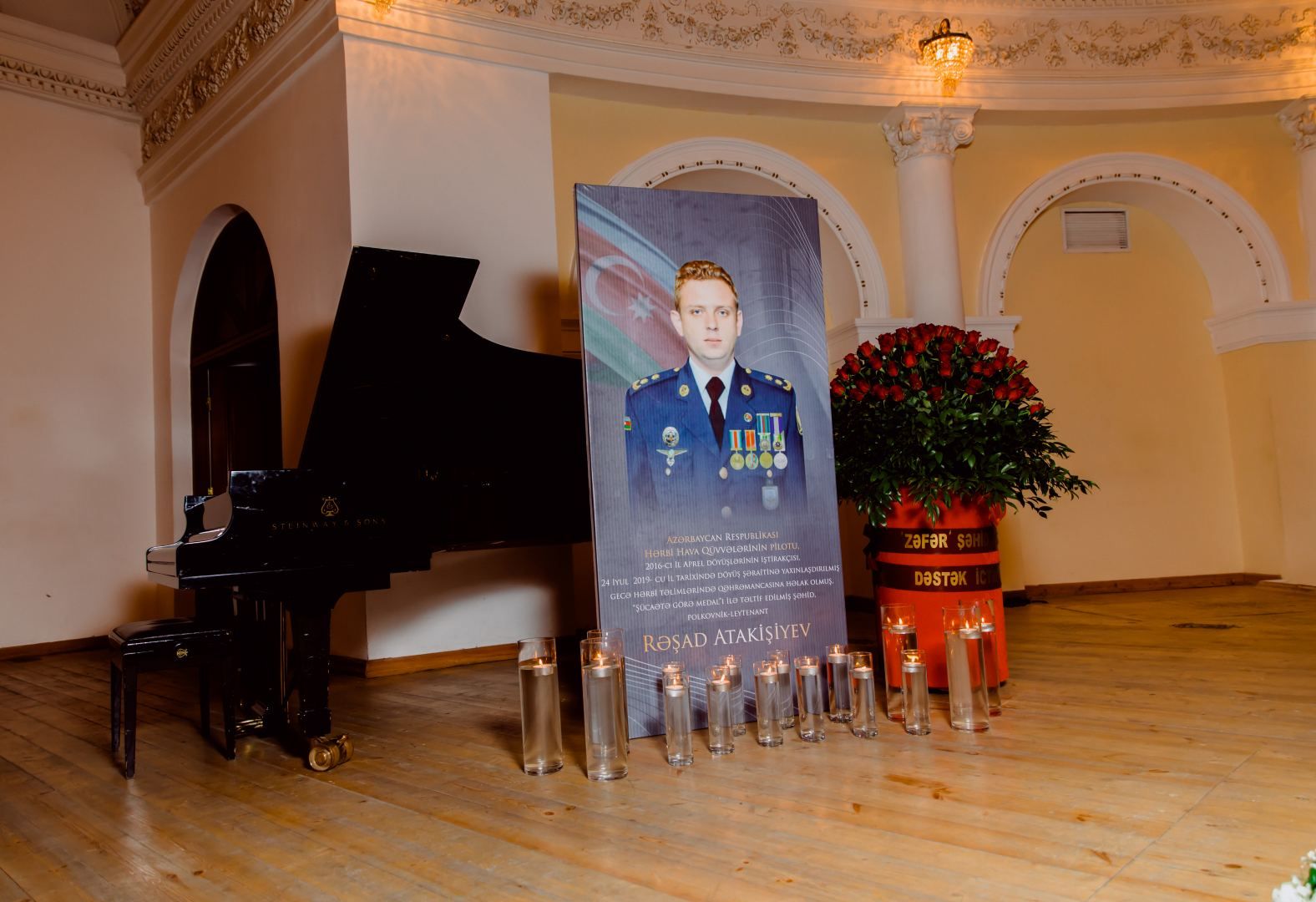 Young pianist pays tribute to fallen Lt-Col Rashad Atakishiyev [PHOTO] - Gallery Image