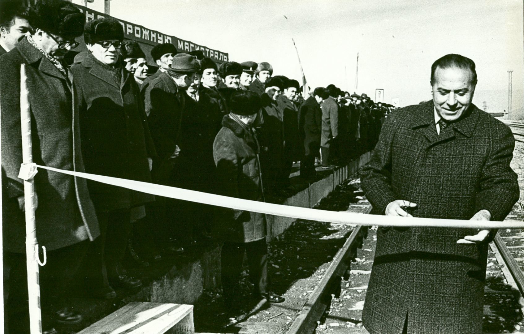 Azerbaijan & Heydar Aliyev on Jan. 12: opening of Aghdam-Khankendi railway [PHOTO]