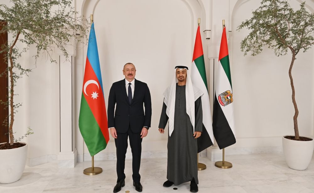 Azerbaijani, UAE presidents meet in Abu Dhabi [PHOTO]