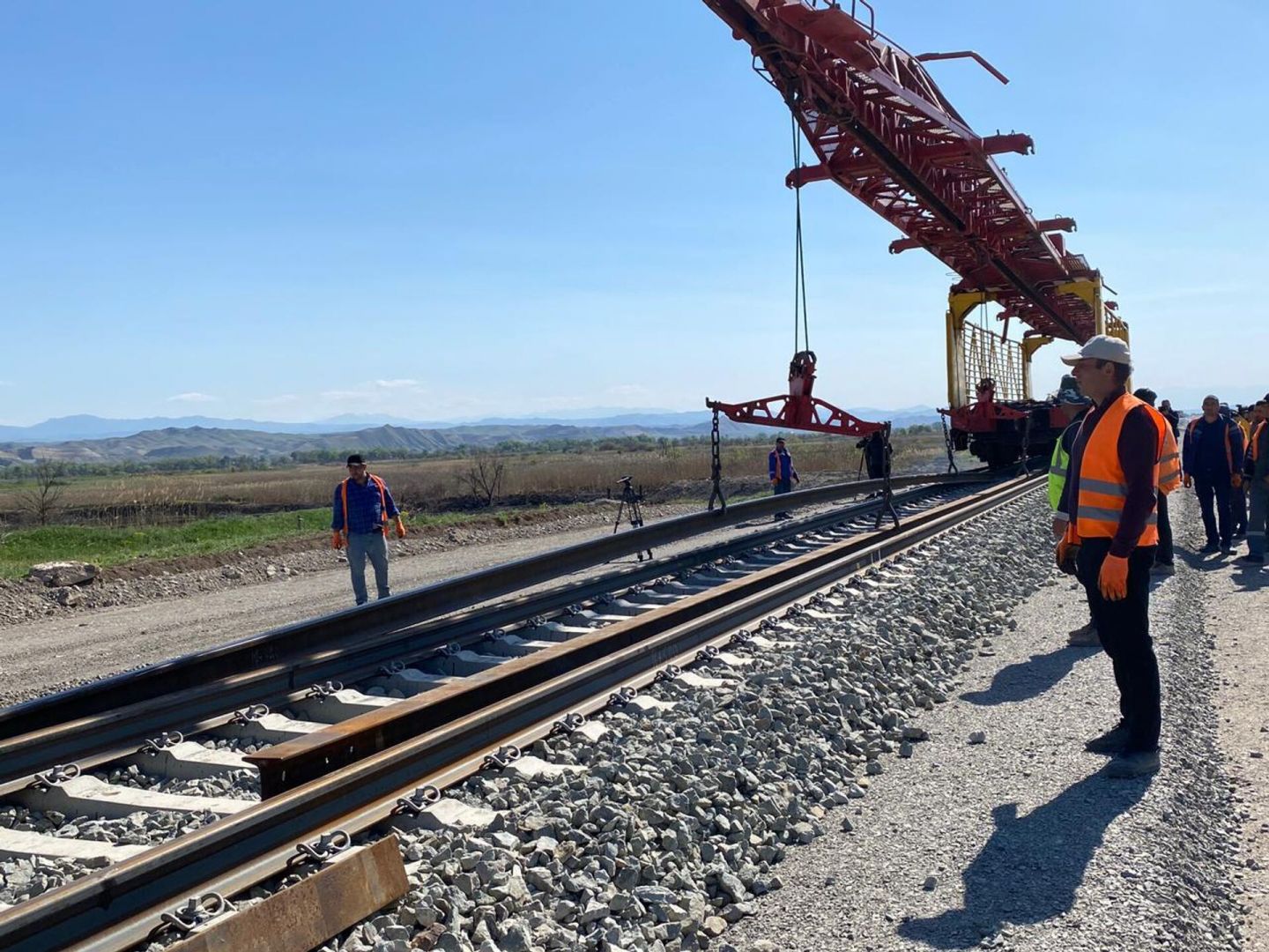 Nearly 40 percent of railway construction in Karabakh completed