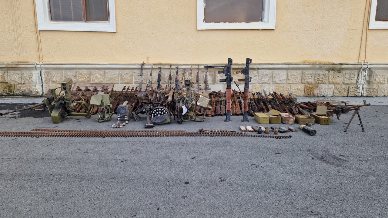 Police seize Armenian-left ammunition in Fuzuli [VIDEO]