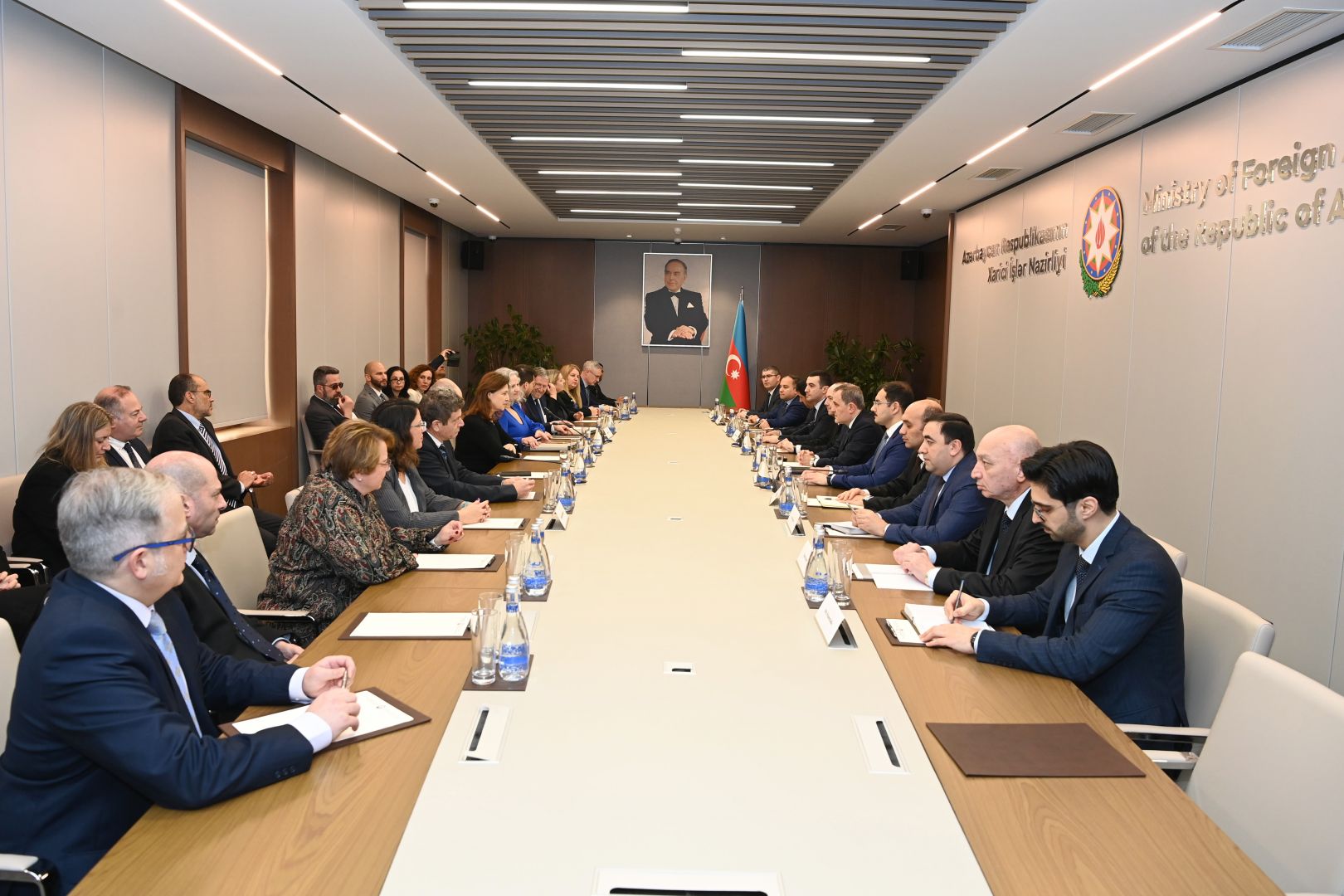 Azerbaijani foreign minister mulls economic, security, education, high technology with Israeli officials [PHOTO]