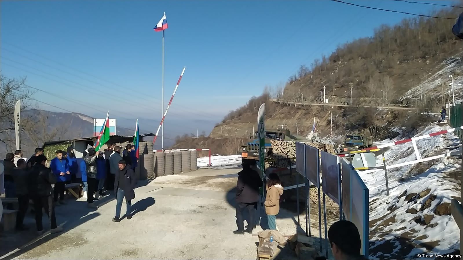 Foreign media reps visit venue of ongoing protests of eco-activists in Karabakh