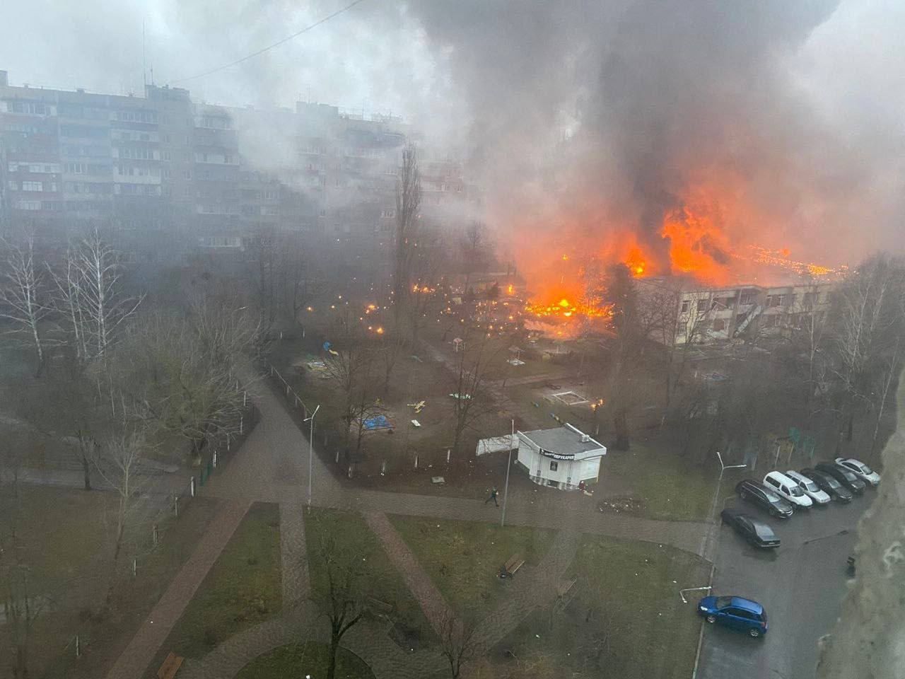Helicopter crash near Kyiv kills leadership of Ukrainian MIA
