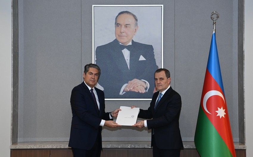 Azerbaijani foreign minister mulls expansion of ties with new Greek envoy [PHOTO] - Gallery Image