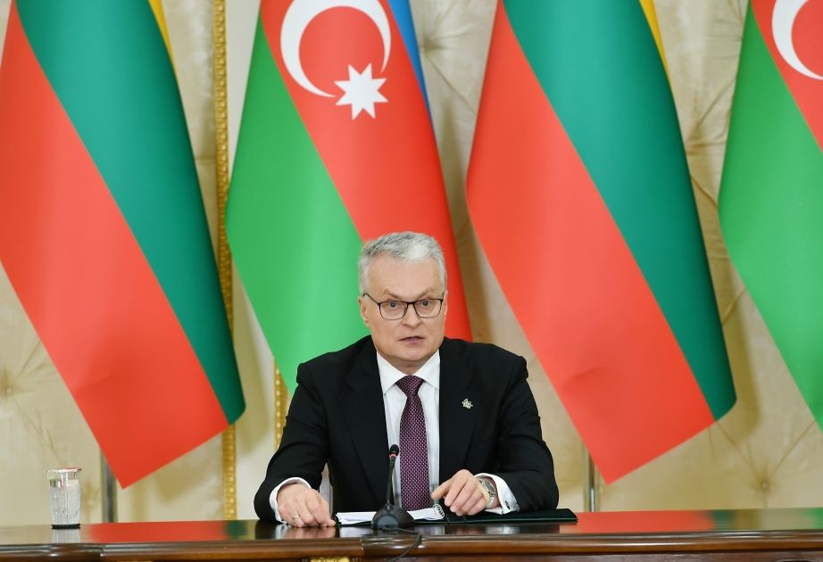 Lithuanian president remembers Azerbaijan's January 20 tragedy