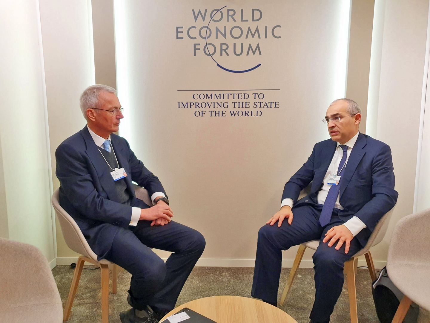 Azerbaijan's economy minister, head of Credit Suisse discuss potential areas of collaboration