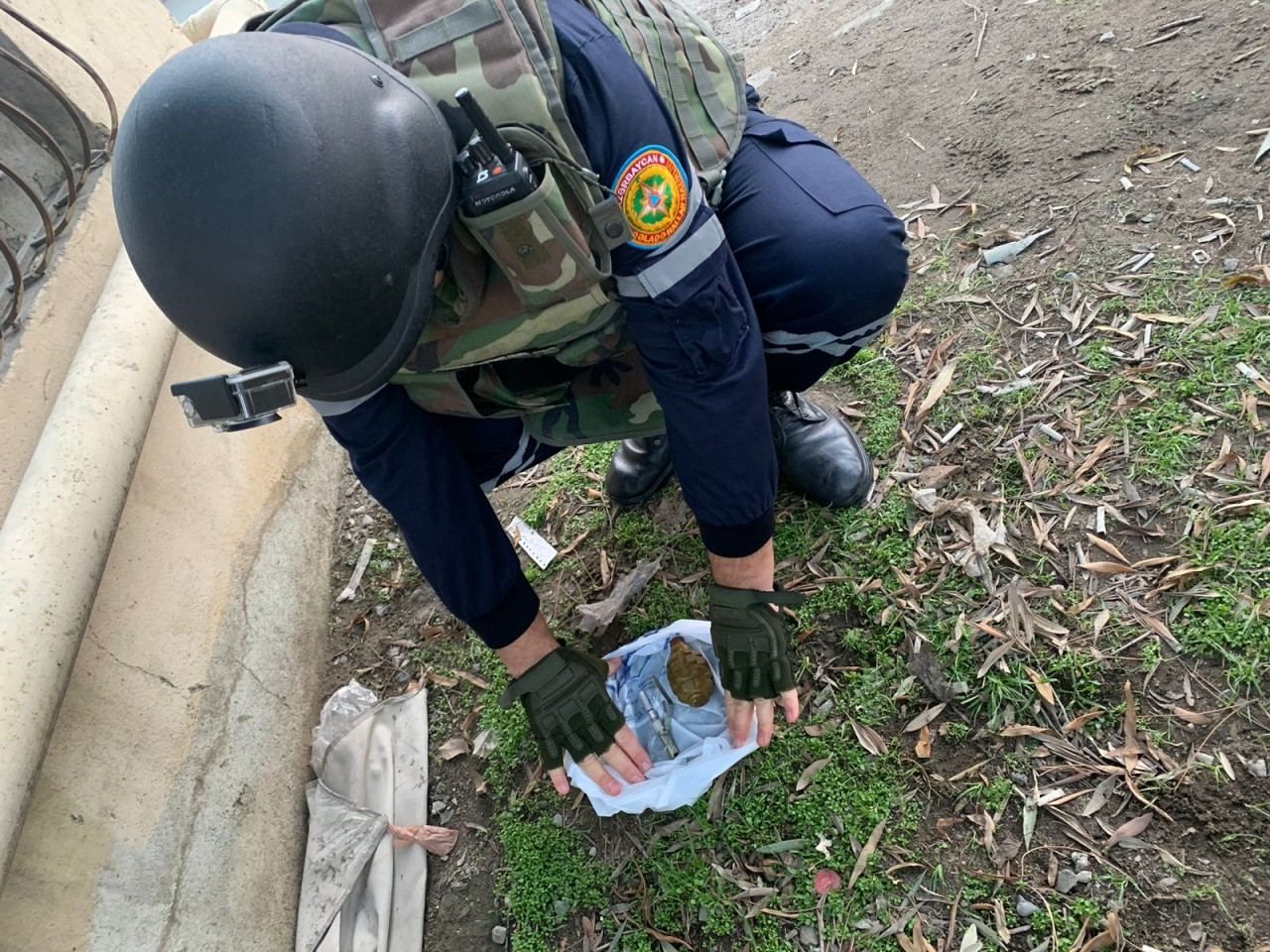 Hand grenade found in Baku's Nizami District [PHOTO/VIDEO]