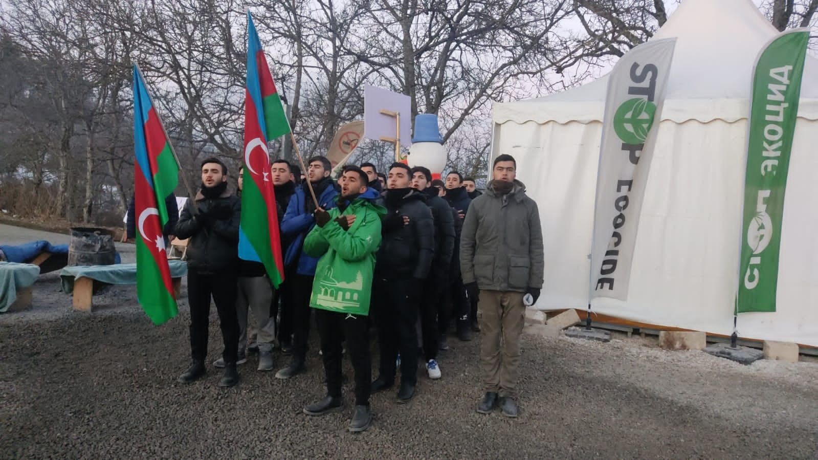Day 44: As Azerbaijani eco-activists stand firm on demands, envoy refutes Armenians' blockade claims [PHOTO/VIDEO] - Gallery Image