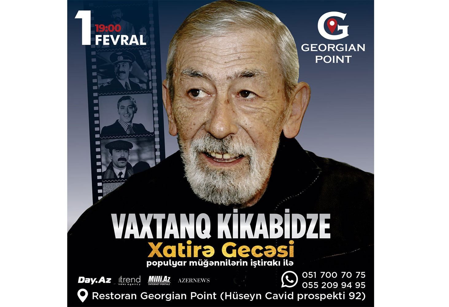 Baku to host concert in memory of Vakhtang Kikabidze
