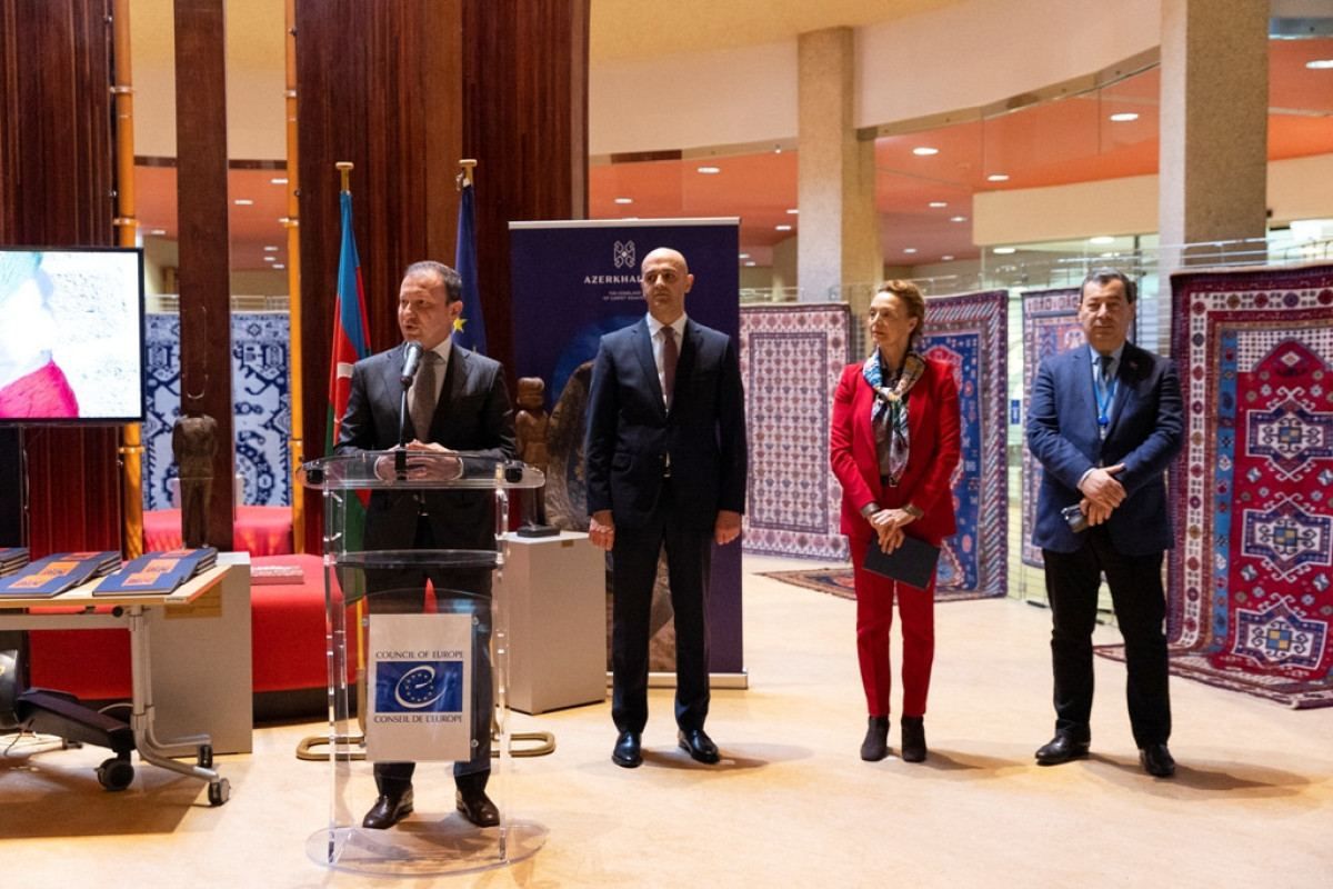 Azerbaijani carpets on display at European Council headquarters [PHOTO]