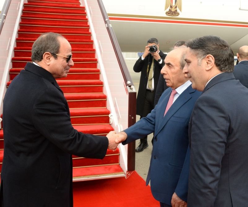 Egyptian President concludes visit to Azerbaijan [PHOTO] - Gallery Image