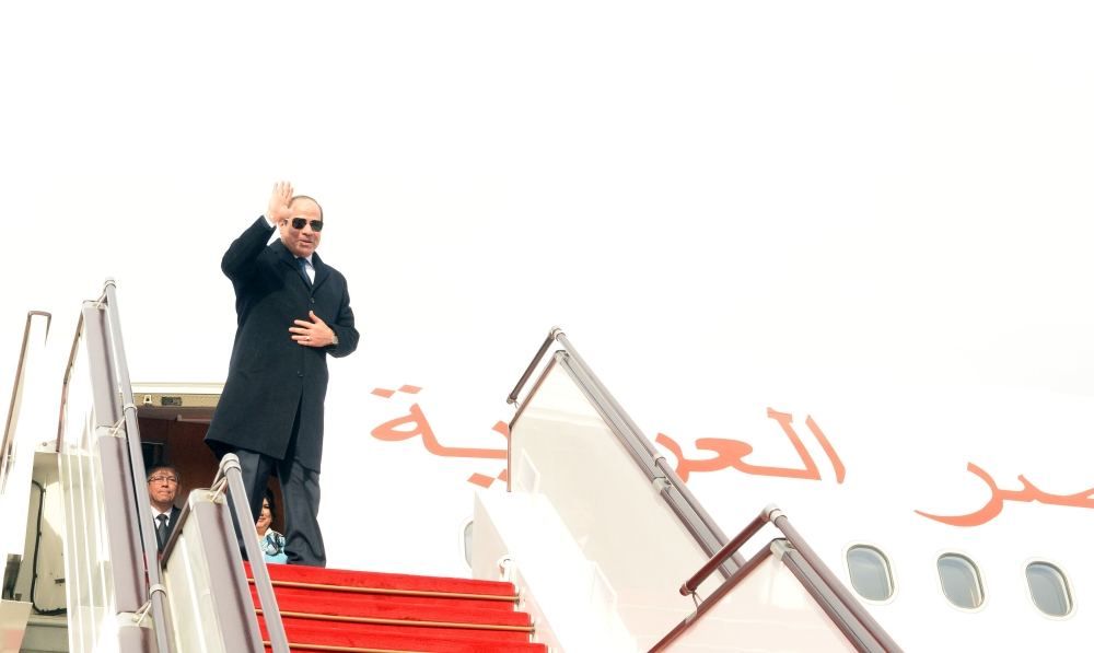 Egyptian President concludes visit to Azerbaijan [PHOTO]