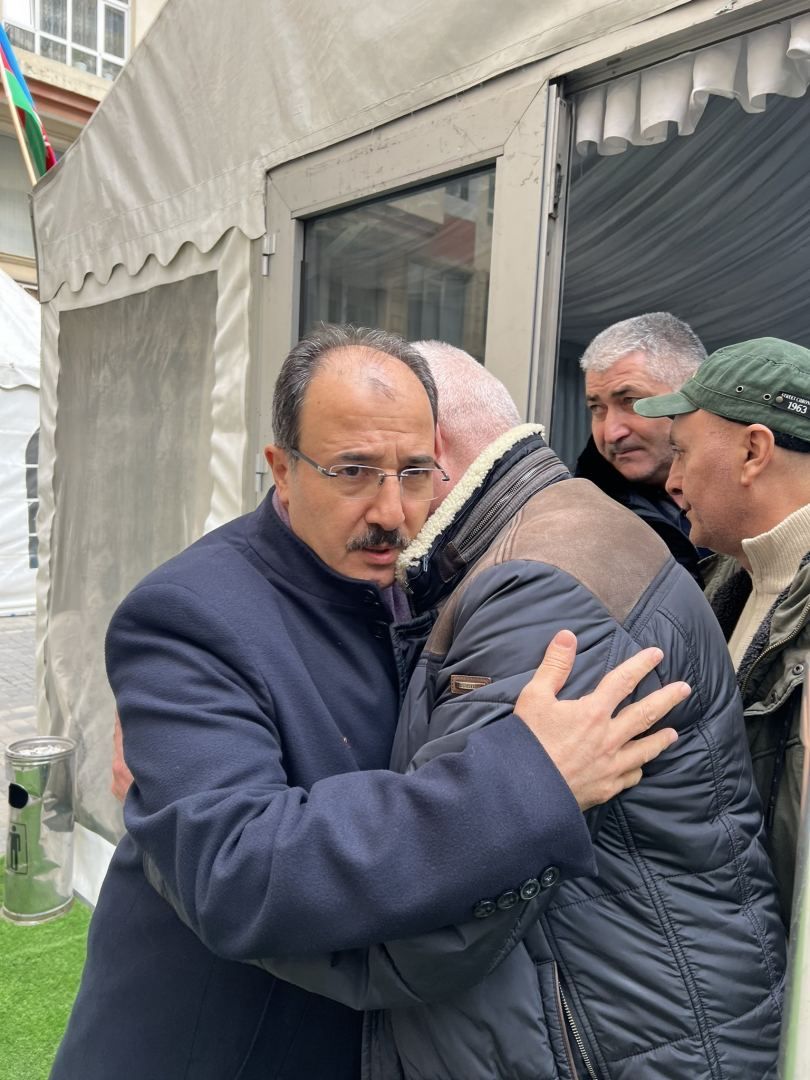 Turkish ambassador attends mourning ceremony for victim of terrorist attack on Azerbaijani Embassy in Iran [PHOTO] - Gallery Image