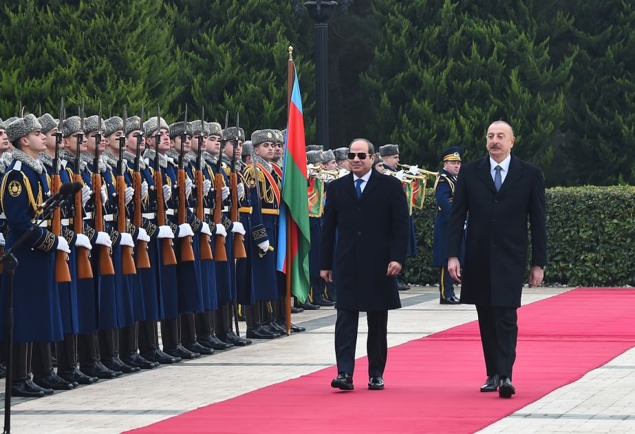 Official welcoming ceremony held for Egyptian President Al-Sisi [PHOTO]