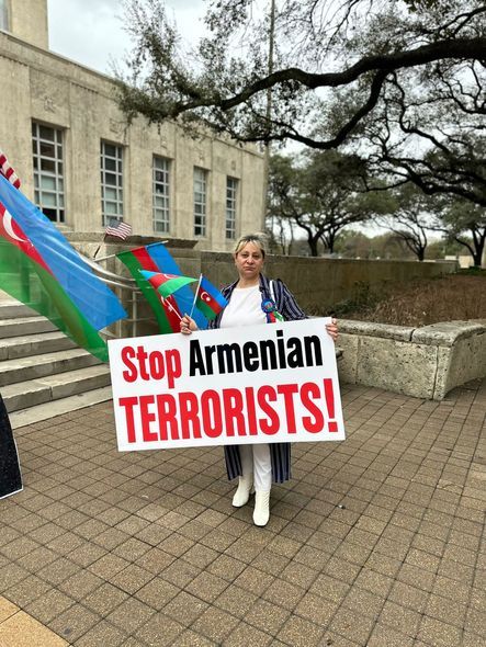 US Azerbaijanis protest against Armenian eco-terror in Karabakh [PHOTO] - Gallery Image