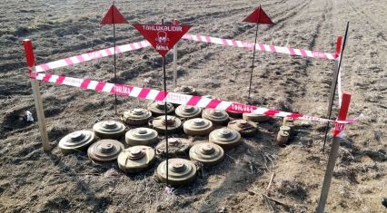 Azerbaijan defuses another 467 ha from mines in de-occupied Karabakh