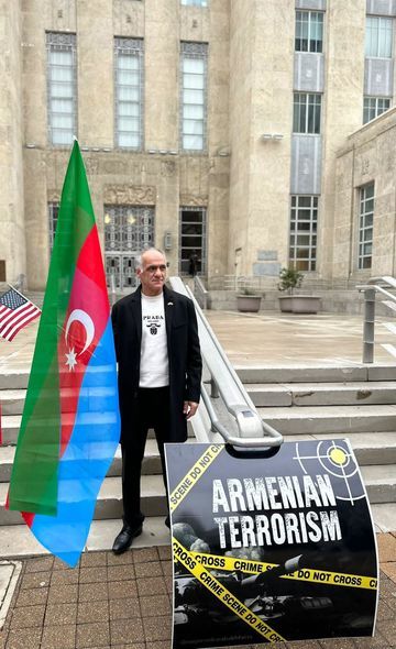 US Azerbaijanis protest against Armenian eco-terror in Karabakh [PHOTO] - Gallery Image
