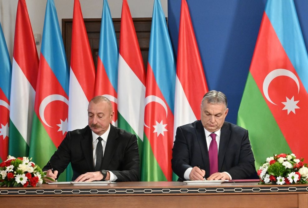 Azerbaijani-Hungarian documents signed in Budapest [UPDATE]