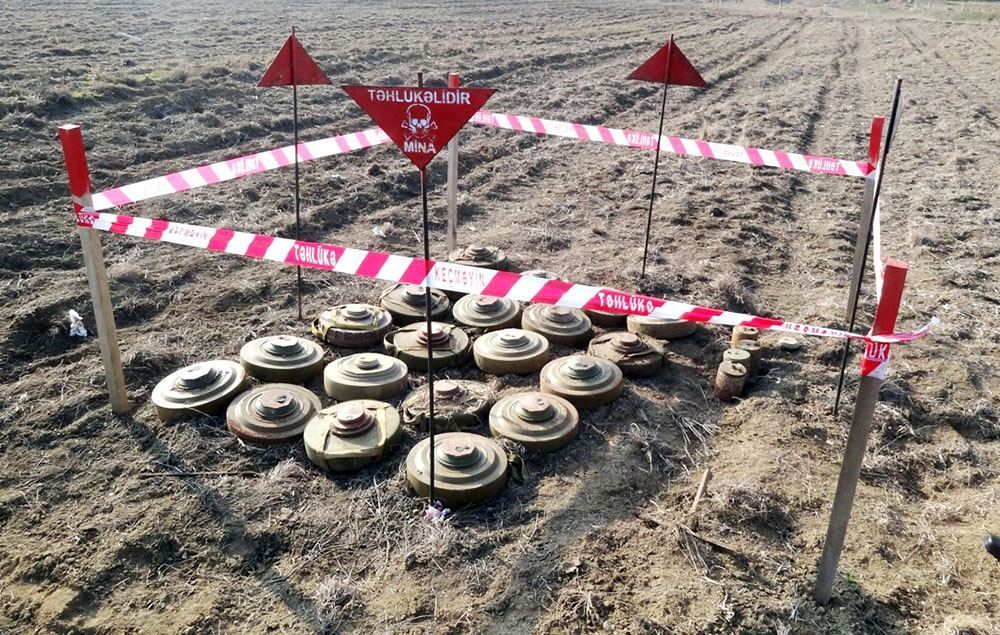 Azerbaijan defuses another 467 ha from mines in de-occupied Karabakh