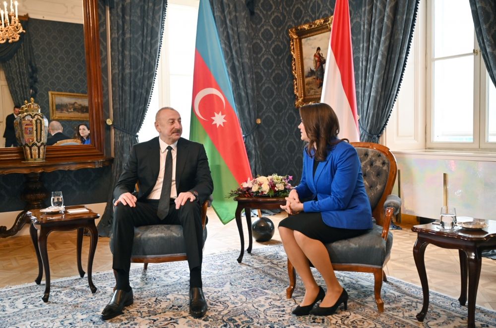Azerbaijani, Hungarian presidents hold one-on-one meeting [UPDATE] - Gallery Image