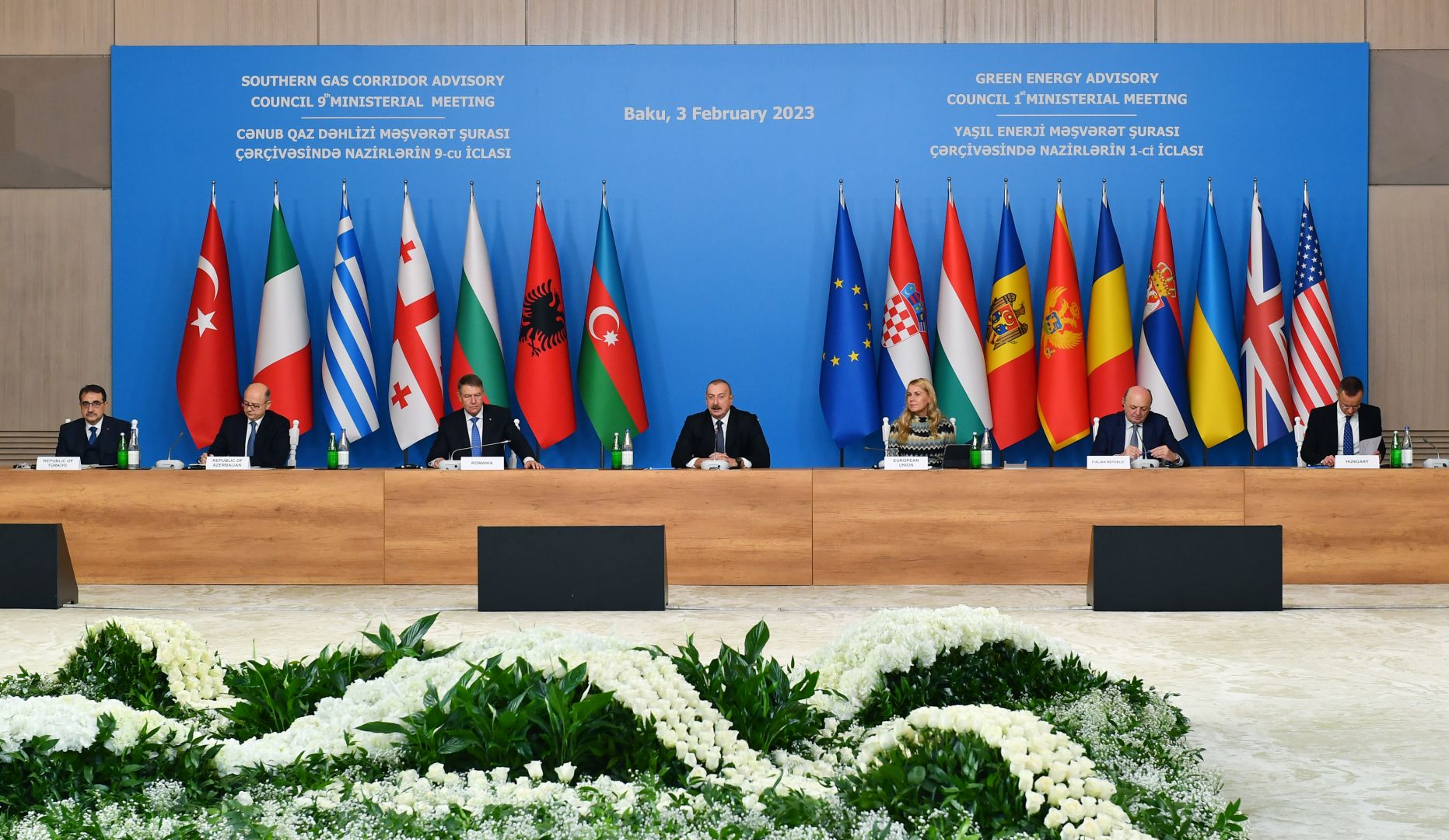 Baku hosting IX SGC Advisory Council Ministerial & I Green Energy Advisory Council Ministerial Meetings