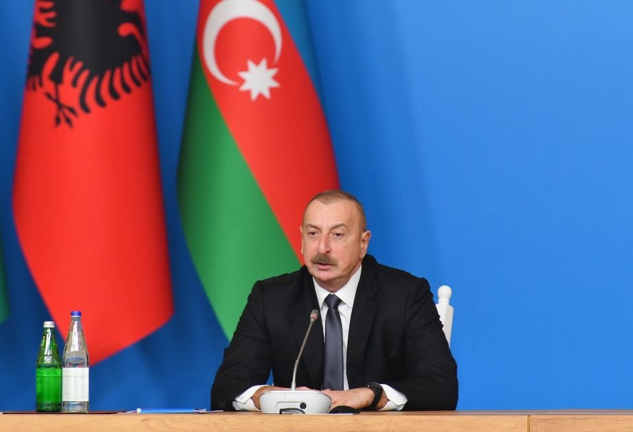 Azerbaijani president underscores growth in natural gas export