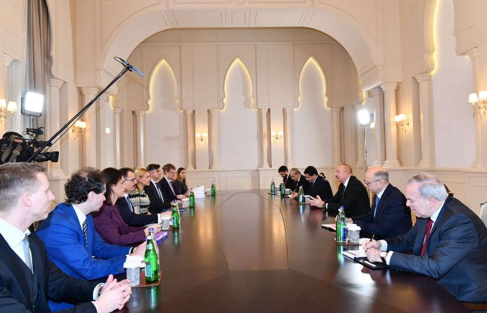 President Ilham Aliyev receives delegation led by EU Commissioner [UPDATE]