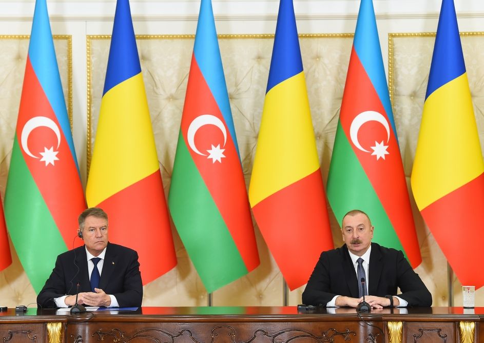 Azerbaijani, Romanian presidents make press statements [PHOTO/VIDEO]