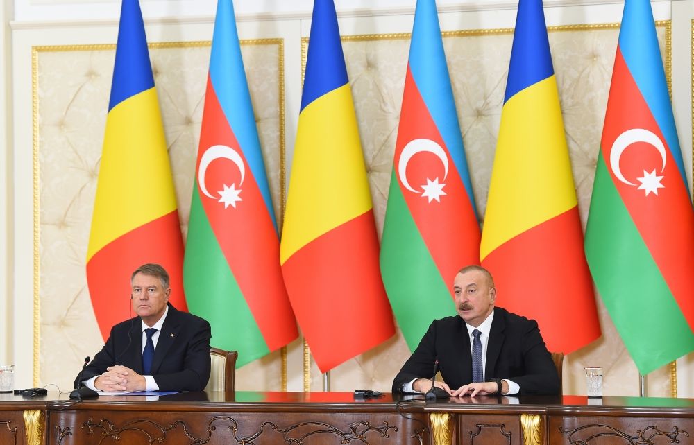 Azerbaijani, Romanian presidents make press statements [PHOTO/VIDEO] - Gallery Image